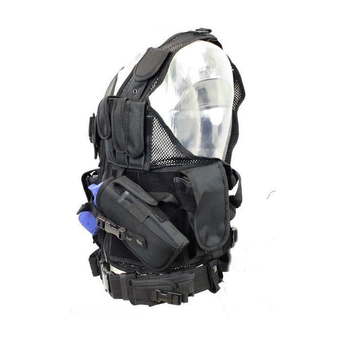 101-INC Tactical vest predator zwart