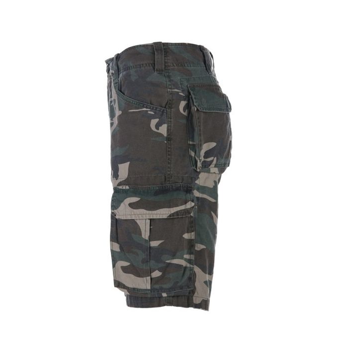 Fostex cargo korte broek stonewashed woodland