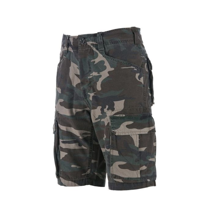 Fostex cargo korte broek stonewashed woodland