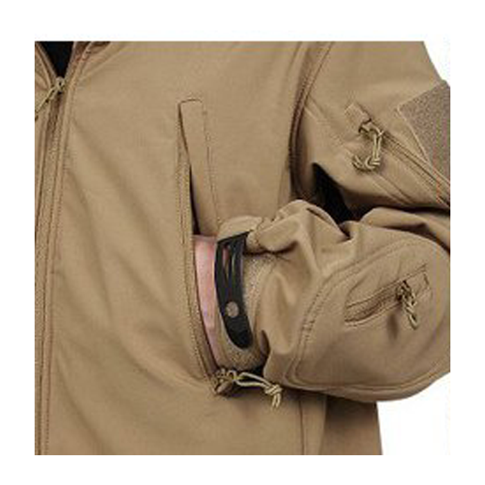 101-INC Softshell jack khaki