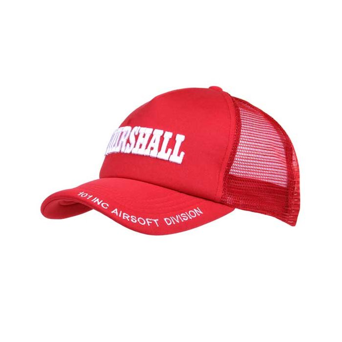 101-INC marshall baseball cap mesh rood