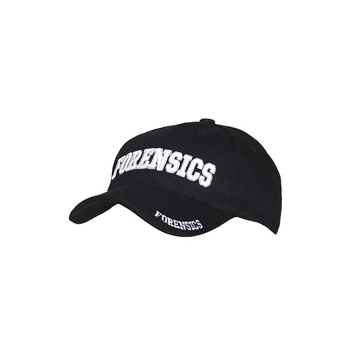 FOSTEX BASEBALL CAP FORENSICS ZWART