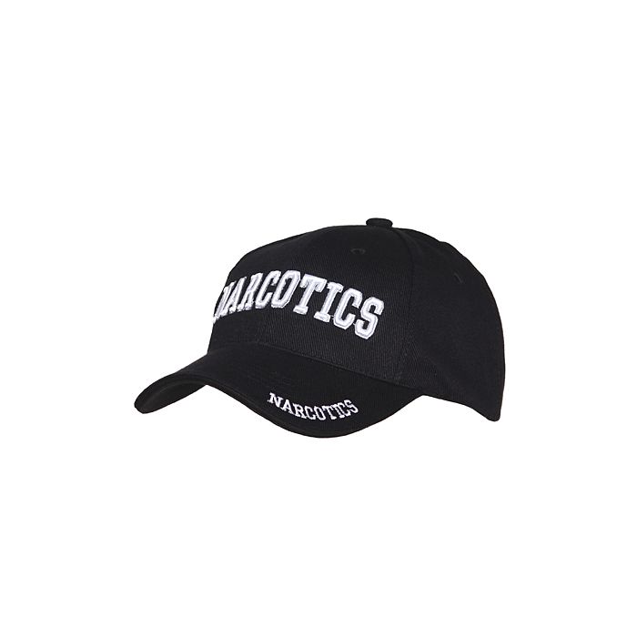 FOSTEX BASEBALL CAP NARCOTICS ZWART