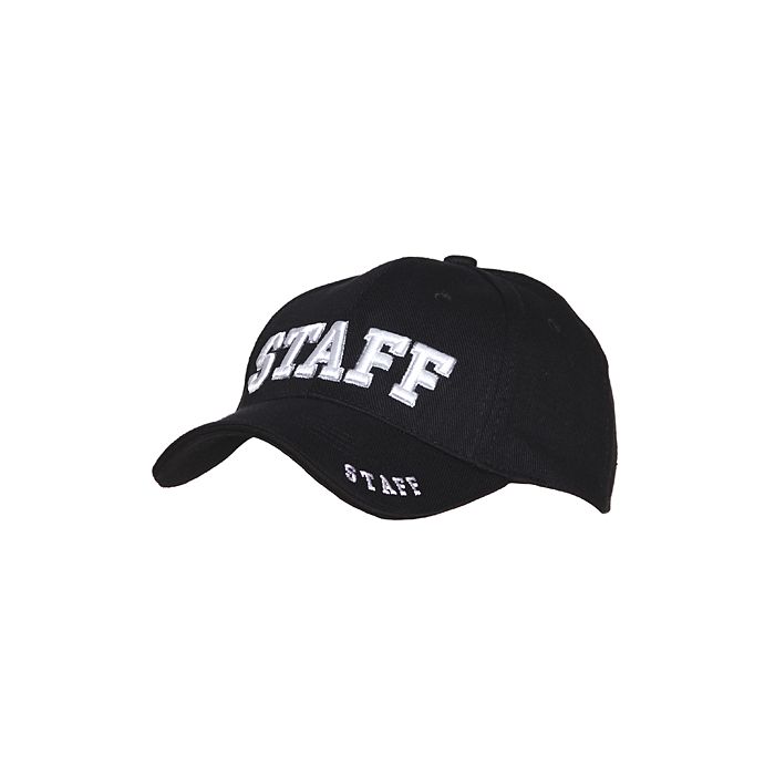 FOSTEX BASEBALL CAP STAFF ZWART