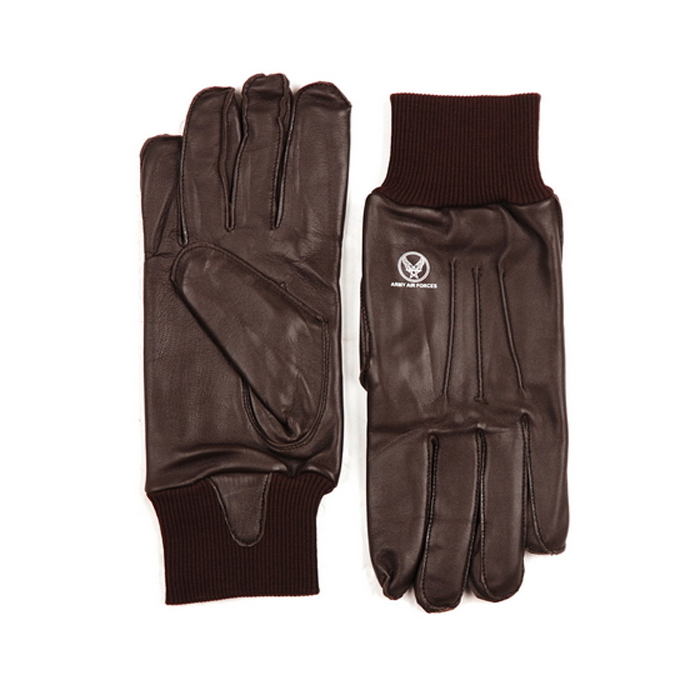 Luxe 100% leren piloten airforce handschoenen