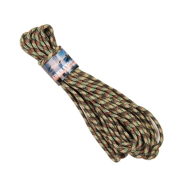 101-INC commando touw 7 mm 15mtr. woodland