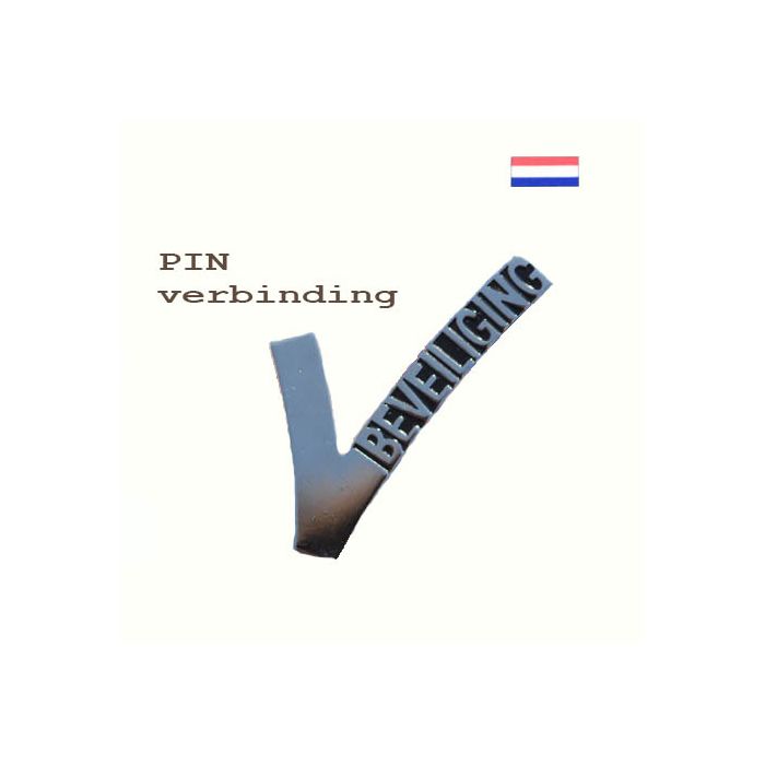 Embleem metaal beveiliging pin