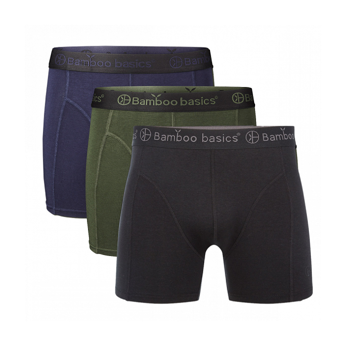 Bamboo Basics boxershorts Rico 3 pack multi color