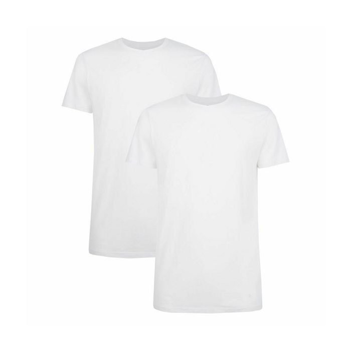 Bamboo Basics T shirt Ruben wit 2 pack
