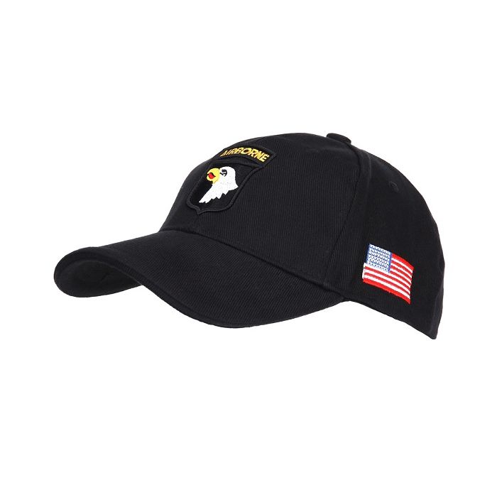 101-INC Baseball cap 101st Airborne zwart