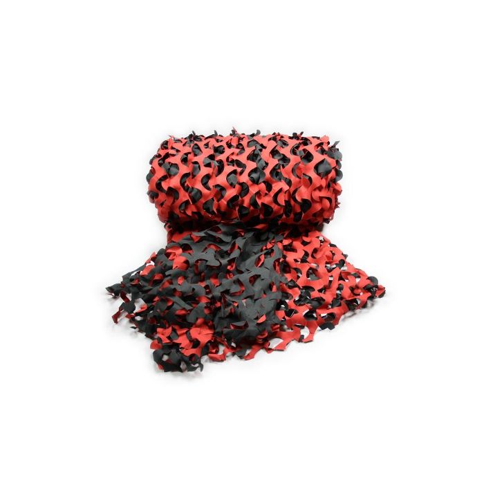Fosco camouflagenet LW03 3X2,4 M red hot