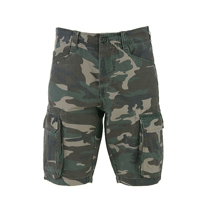 Fostex cargo korte broek stonewashed woodland