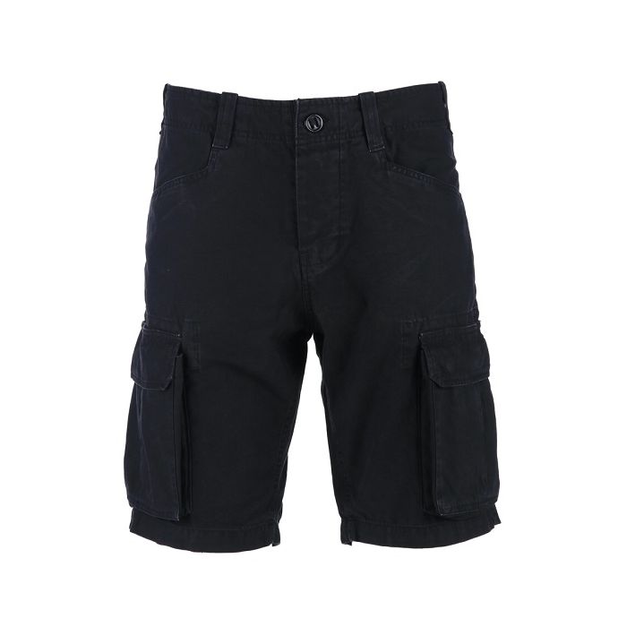 Fostex cargo korte broek stonewashed zwart