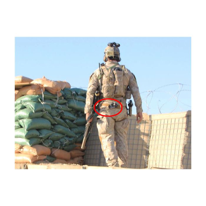 Navy seals wapen veiligheidsring EM8891 zwart