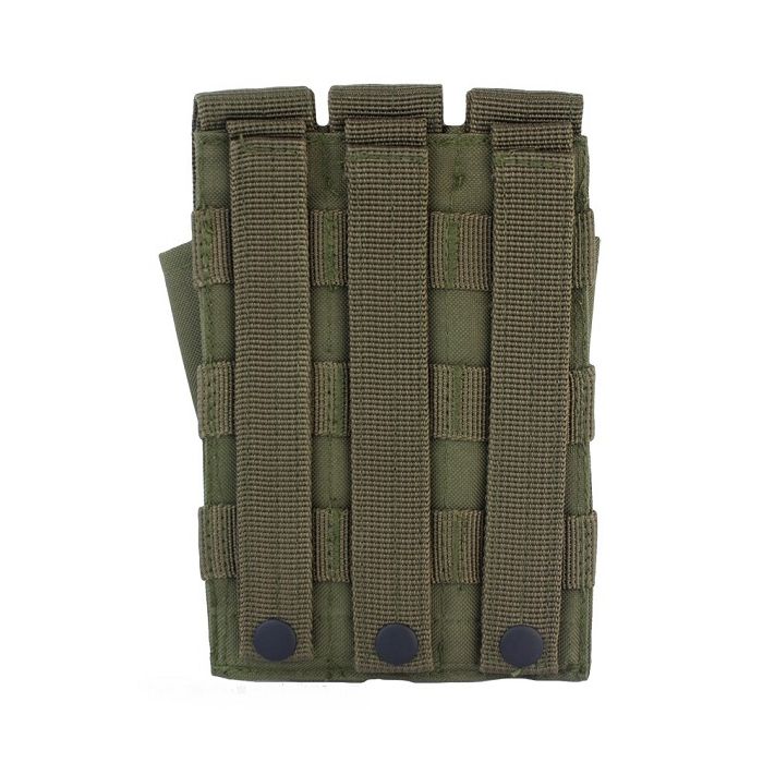 101-INC molle pouch side arm 3 magazijnen met sluiting #D groen