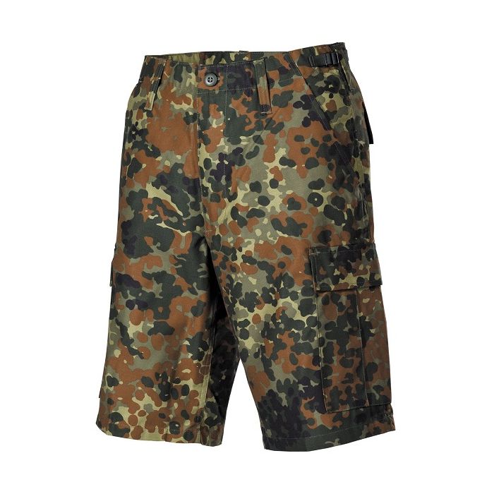 MFH bdu korte broek flecktarn