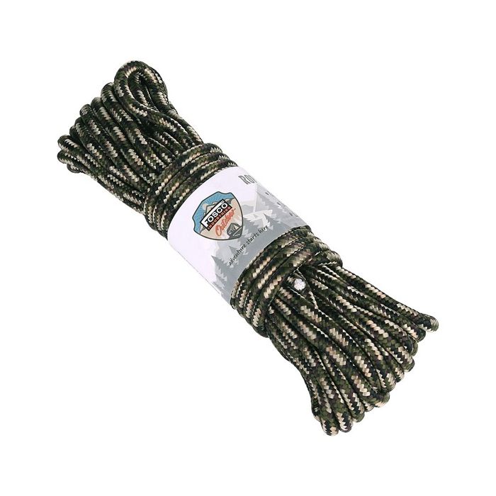 Fosco commando touw 9 mm 15mtr. woodland