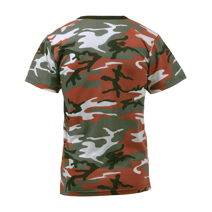 T-shirt Fostee camo red hot