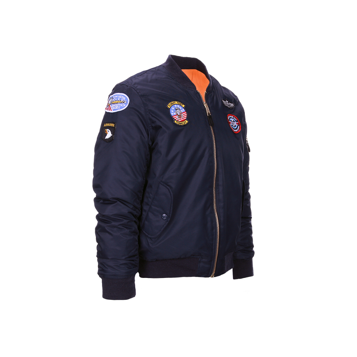 Fostex kinder MA-1 flight jacket USAF blauw