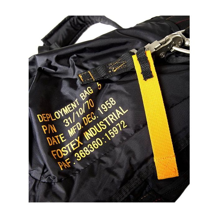 Fostex Parachute tas 5 - rugtas groot zwart