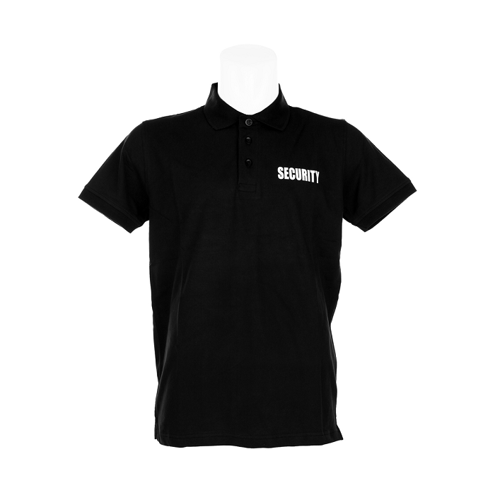 Fostex polo shirt security stretch zwart