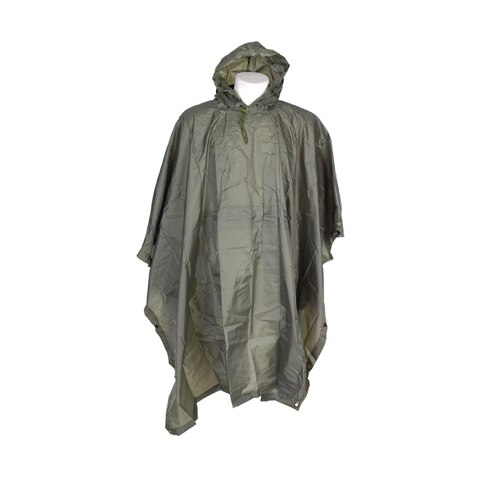 Fostex poncho ripstop groen