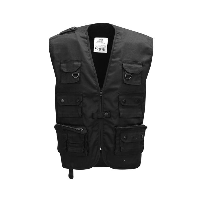 Fostex reporter vest zwart