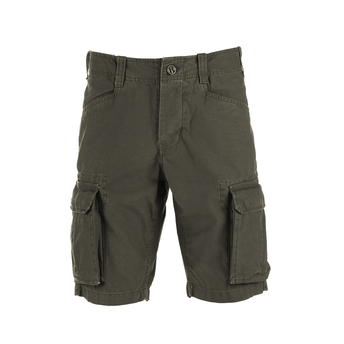 Fostex cargo korte broek stonewashed groen