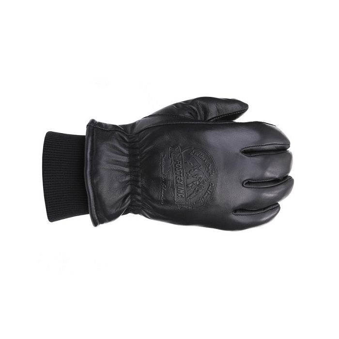 Fostex lederen handschoenen zwart