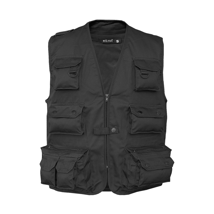 Mil-Tec reporter vest zwart