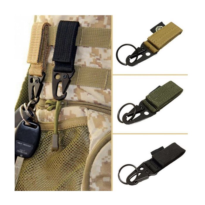 Tactical karabijnhaak zwart