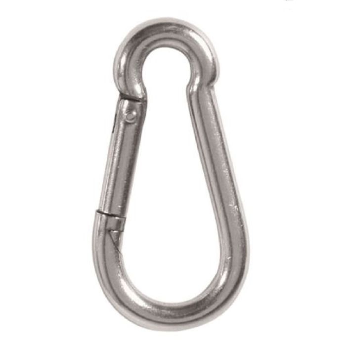 RVS karabijnhaak 6cm