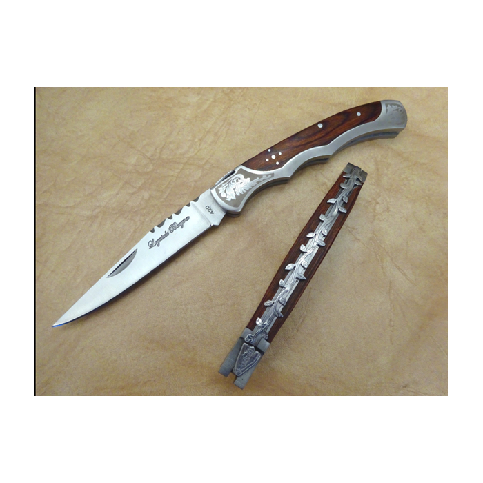 Laguiole Bougna zakmes notenhout