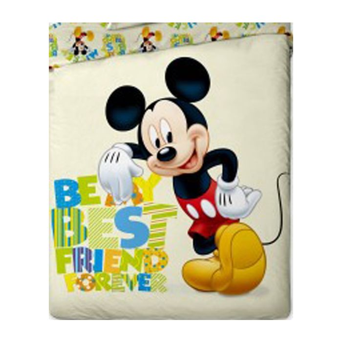 Mickey Mouse Disney dekbedovertrek letters