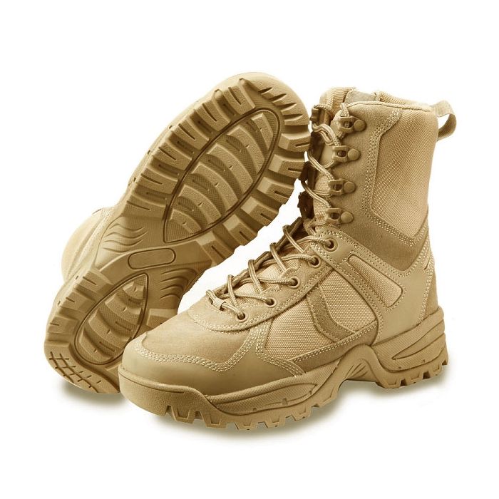 Mil-Tec tactical boots coyote zijrits