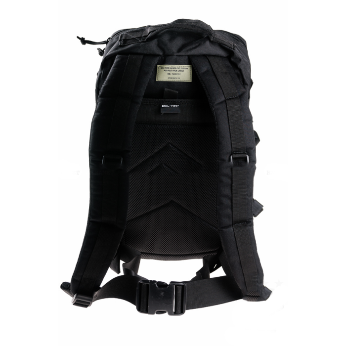 Mil-Tec US army assault rugtas 20 ltr zwart lasercut