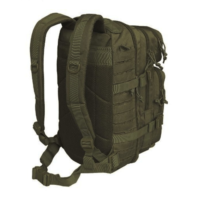 Mil-Tec US army assault rugtas 36 ltr olijfgroen lasercut