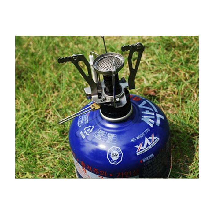 Campinggas brander spider met piezo ontsteking