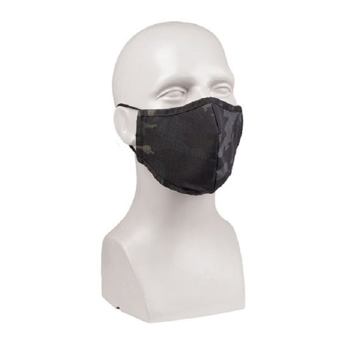 Mil-Tec mondkapje stof dtc defence tactical camo black