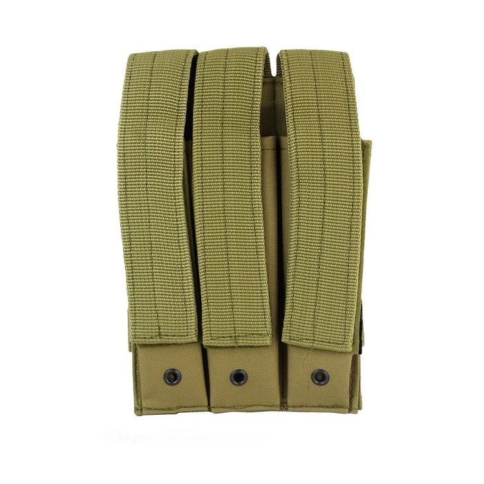 101-INC molle pouch side arm 3 magazijnen met sluiting #D khaki