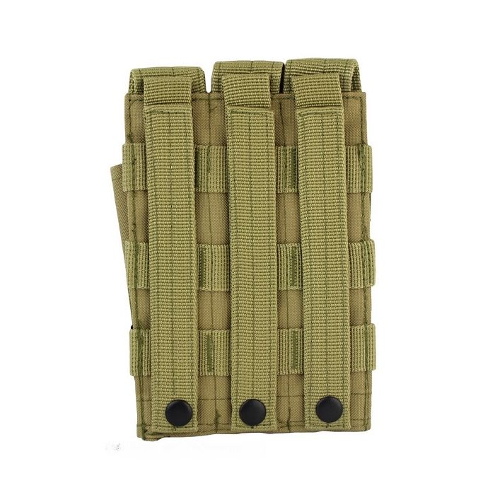 101-INC molle pouch side arm 3 magazijnen met sluiting #D khaki