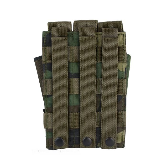 101-INC molle pouch side arm 3 magazijnen met sluiting #D woodland