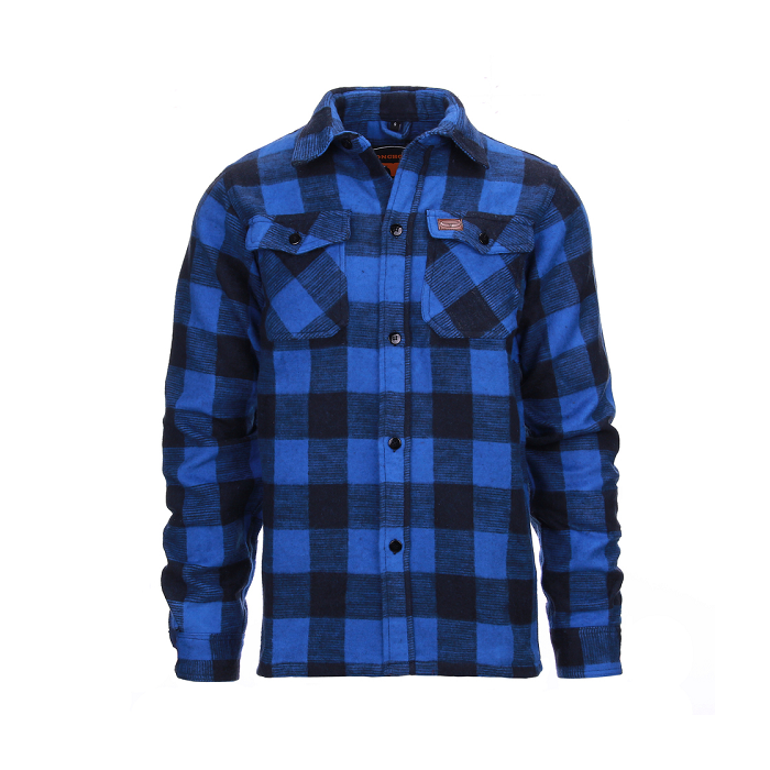 Longhorn Houthakkers overhemd zwart blauw