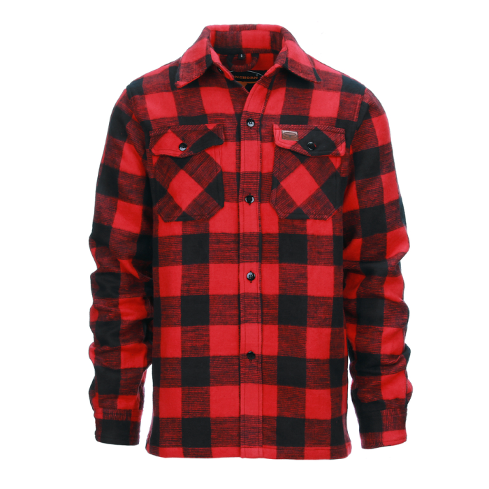 Longhorn Houthakkers overhemd zwart rood