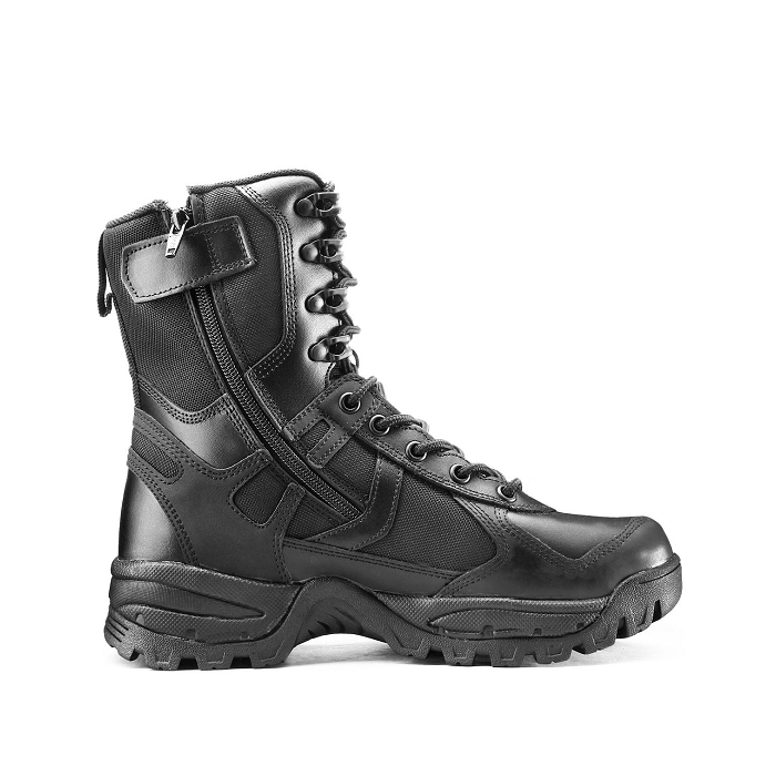 Mil-Tec tactical boots zwart zijrits