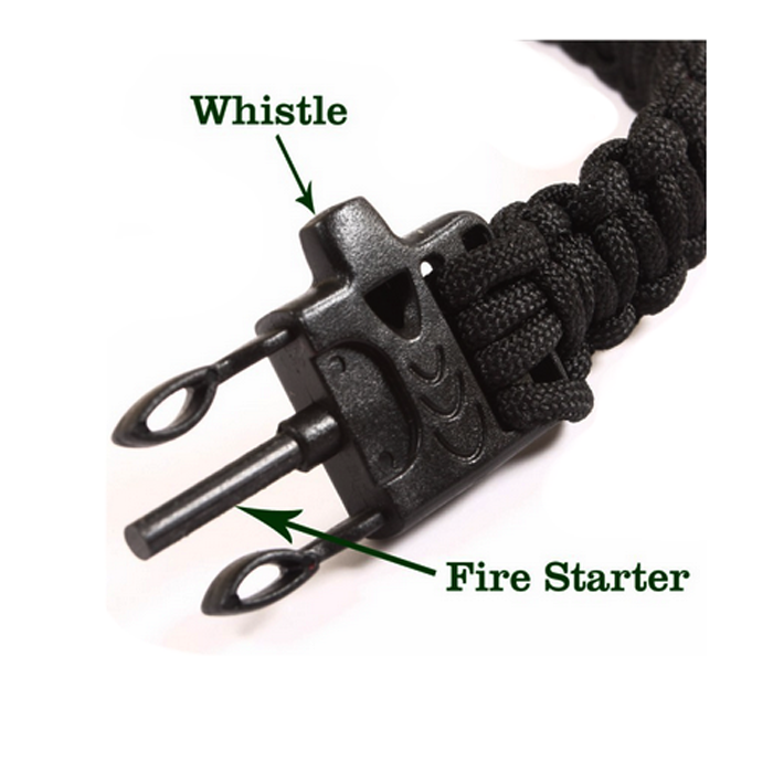 Paracord 4 in 1 zwart