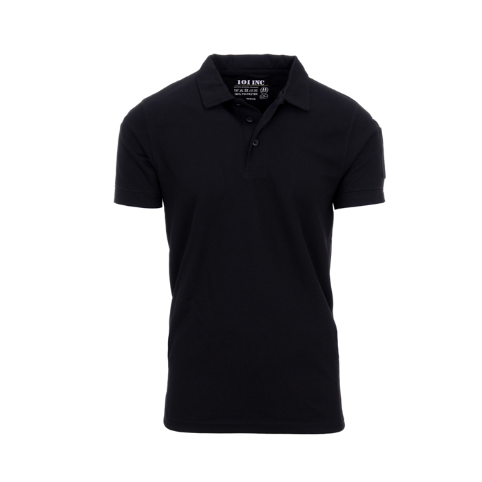 101-INC tactical polo shirt zwart quick dry