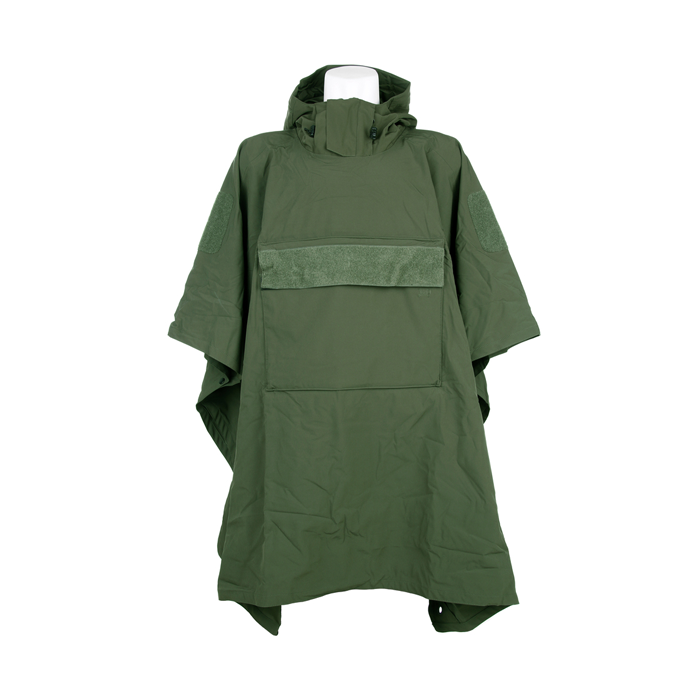 Softshell poncho groen