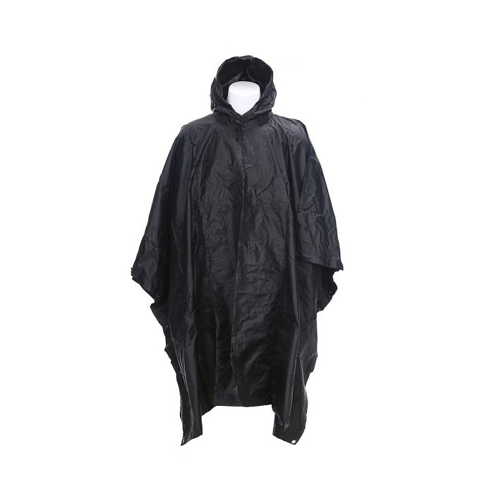 Fostex poncho ripstop zwart
