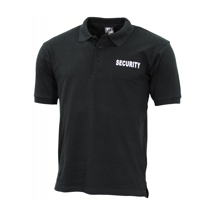 MFH polo shirt security zwart